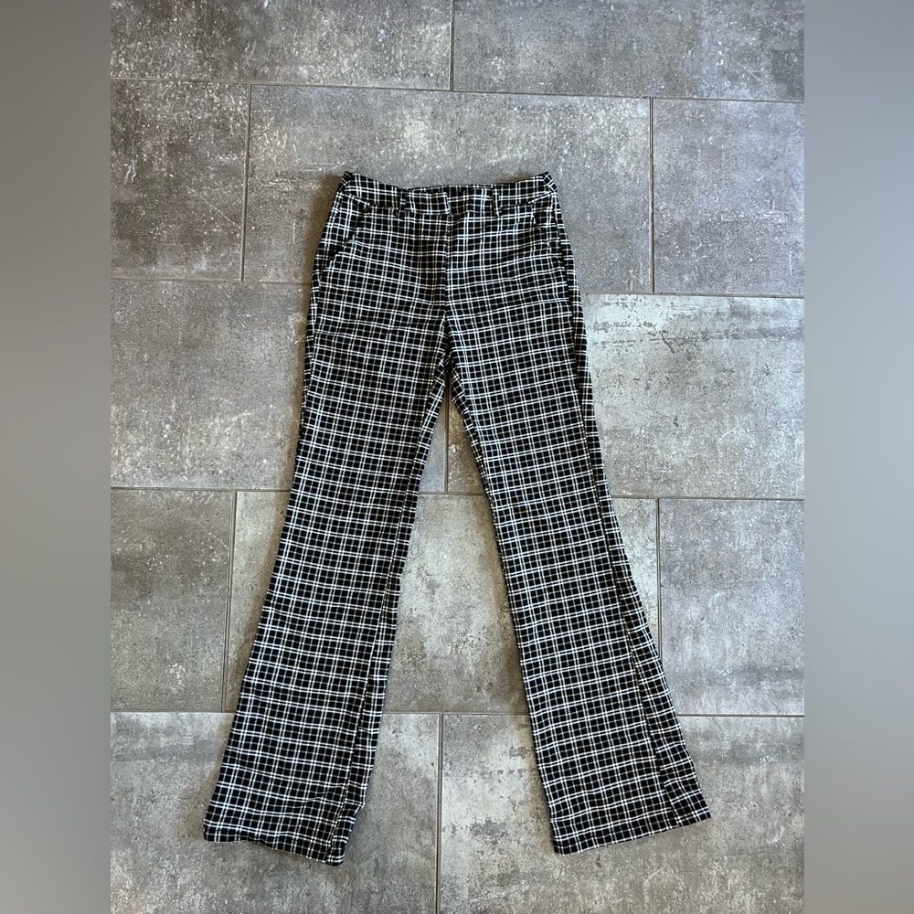 Forever 21 Plaid Flare Pants - Size XS